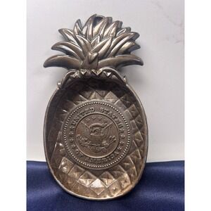 Vintage Patriotic Pineapple Tray United States of America Wall Mount Coin Dish